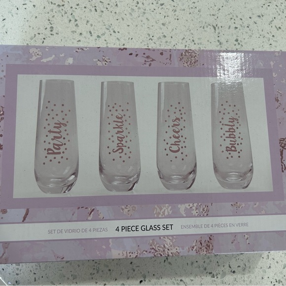 DRINK GLASSES • Set of 4 • Medium • Clear - Picture 1 of 8